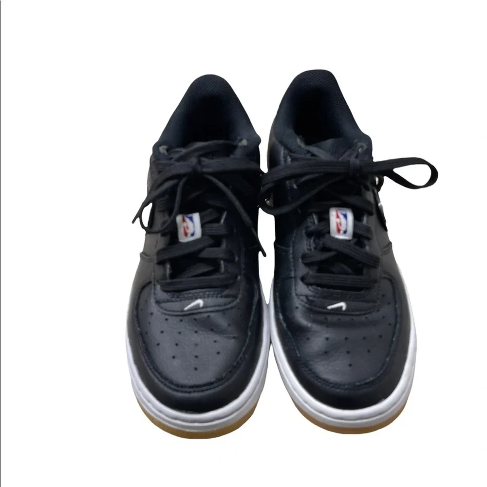 Nike Air Force 1 Low Lv8 NBA Black Grey Youth Sneakers Size 5Y